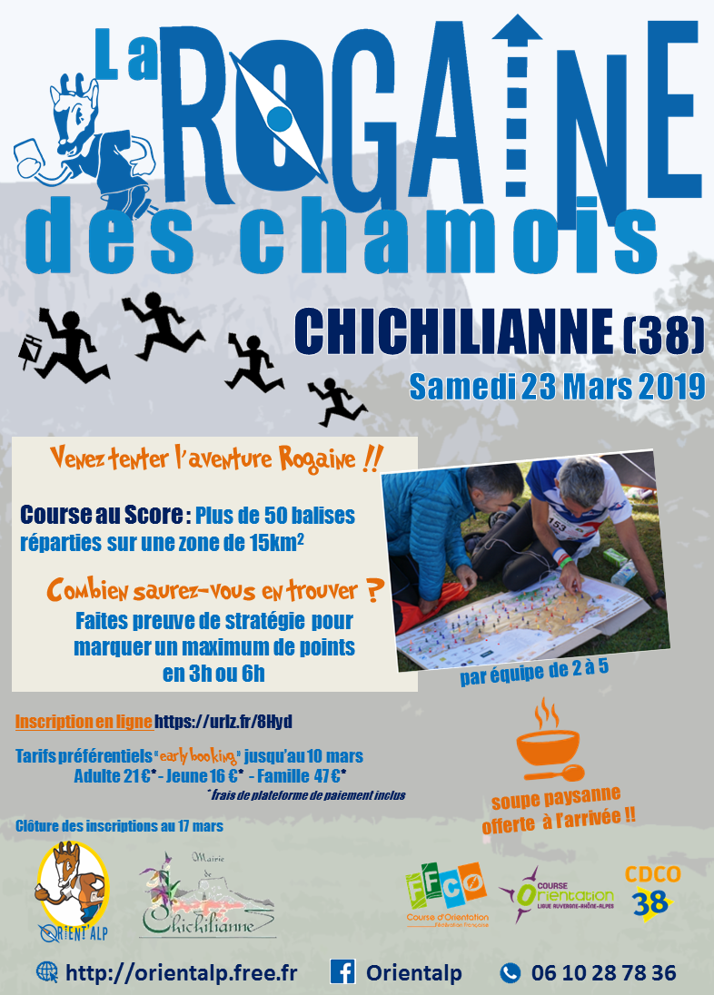 La Rogaine des Chamois - Flyer